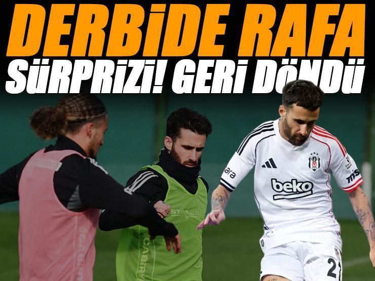 Ve Beşiktaş'ta Rafa Silva döndü! Derbide büyük sürpriz
