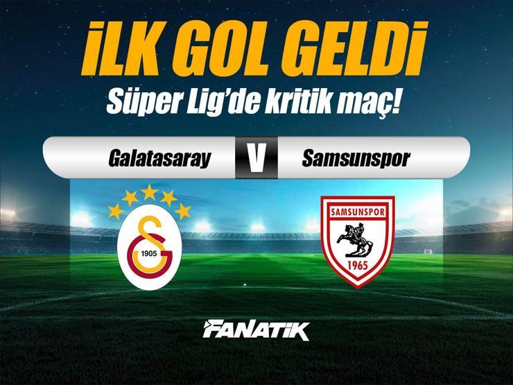 Galatasaray - Samsunspor maçı Canlı Anlatım GS SAMSUN maçı kadroları, skoru ve istatistikleri (Süper Lig 15. hafta)