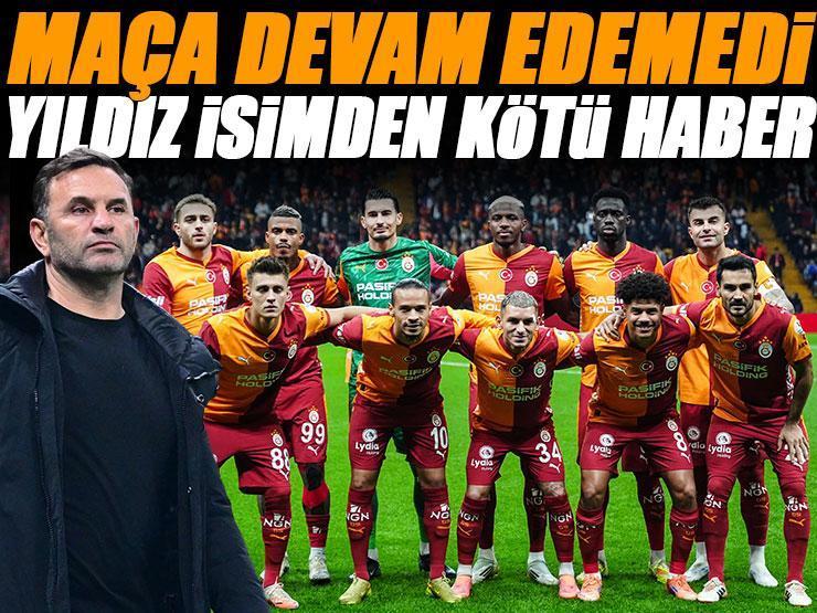 Galatasaray'da sakatlık! Yıldız oyuncu maça devam edemedi