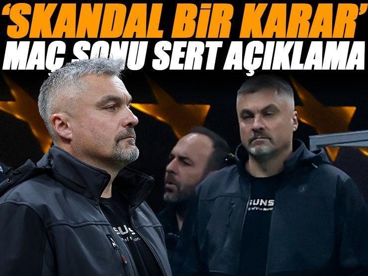 Samsunspor teknik direktörü Thomas Reis: 'Büyük bir skandal'