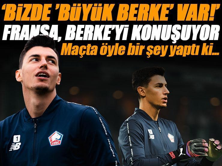 Fransa'da Berke Özer çılgınlığı! Lille - Marsilya maçında akıl almaz bir şey yaptı...
