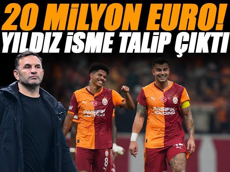 İngilizler duyurdu! Galatasaray'ın yıldızına talip çıktı