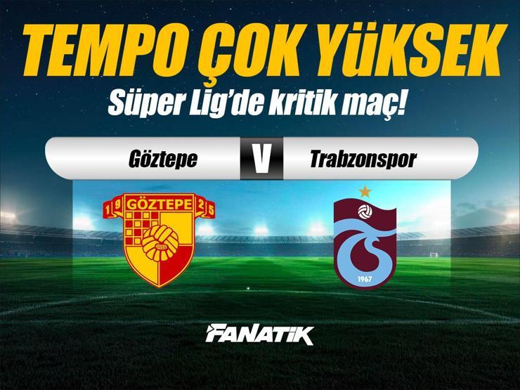 Göztepe - Trabzonspor maçı Canlı Anlatım GÖZTEPE TS maçı kadroları, skoru ve istatistikleri