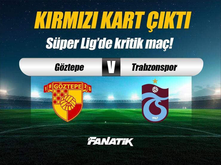 Göztepe - Trabzonspor maçı Canlı Anlatım GÖZTEPE TS maçı kadroları, skoru ve istatistikleri