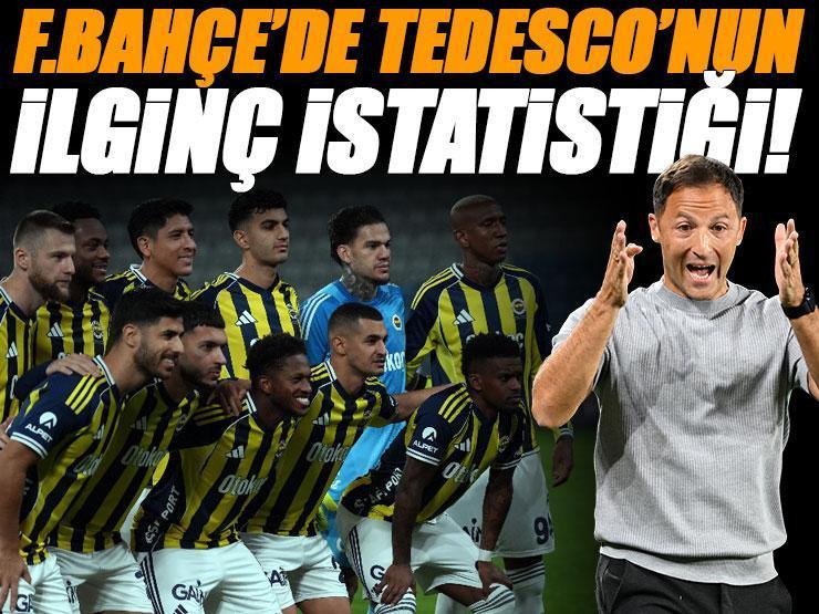 Fenerbahçe'de Tedesco'nun ilginç istatistiği! Ne zaman yapsa kazanamıyor