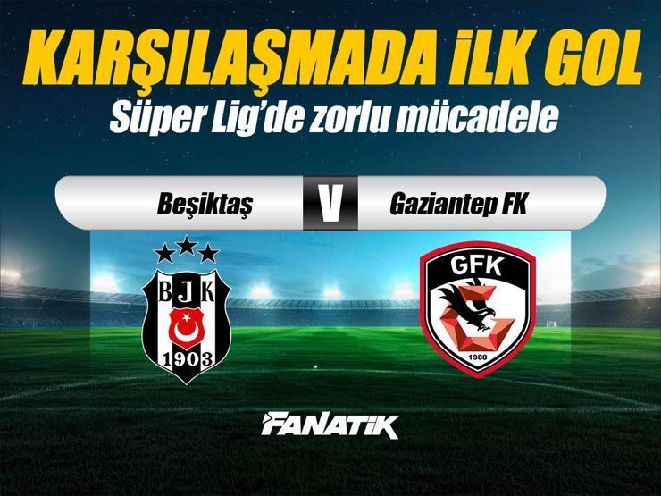Beşiktaş - Gaziantep FK maçı Canlı Anlatım - BJK GFK maçı kadroları, skoru ve istatistikleri (Süper Lig 15. hafta maçı)