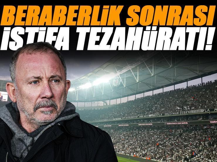 Beşiktaş taraftarından istifa tezahüratı