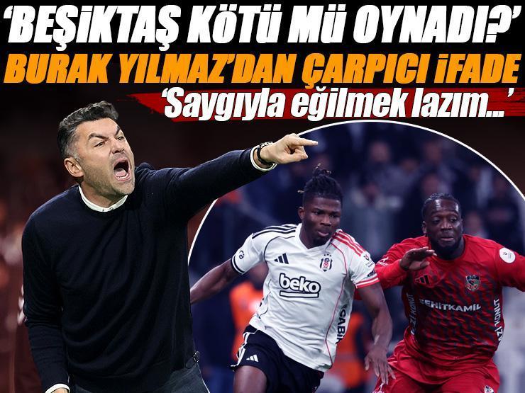 'Beşiktaş kötü mü oynadı?' Burak Yılmaz'dan 2-2 yorumu: Üçüncüyü atabilirdik