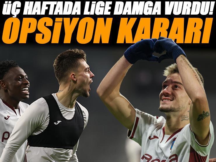 Trabzonspor'da Muçi Süper Lig'e damga vuruyor! Opsiyon kararı verildi
