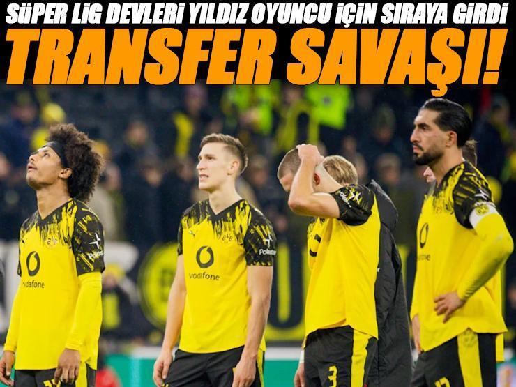 Süper Lig devleri Borussia Dortmund'un yıldızı için devreye girdi! Transfer savaşı Alman basınında!