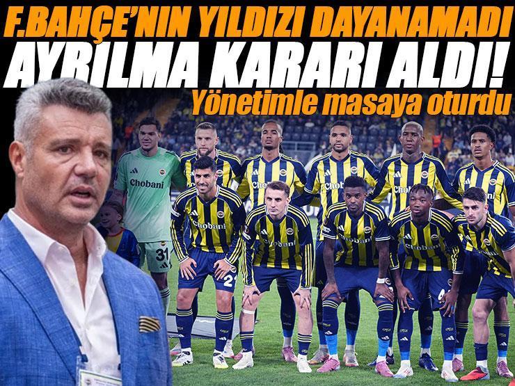 Fenerbahçe'nin yıldızı dayanamadı, ayrılmak istedi! Yönetimle masaya oturdu