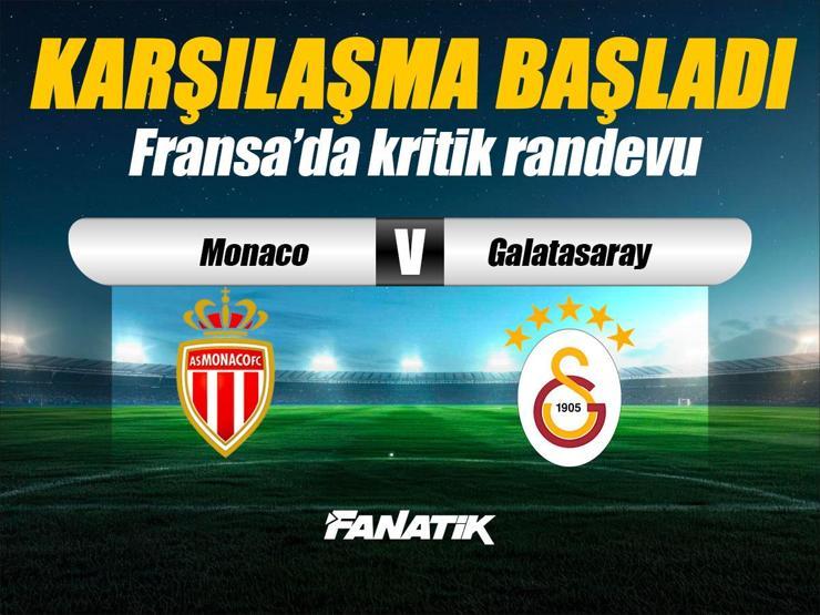 Monaco - Galatasaray maçı Canlı Anlatım - MONACO GS maçı kadroları, skoru ve istatistikleri (Şampiyonlar Ligi 6. hafta maçı)