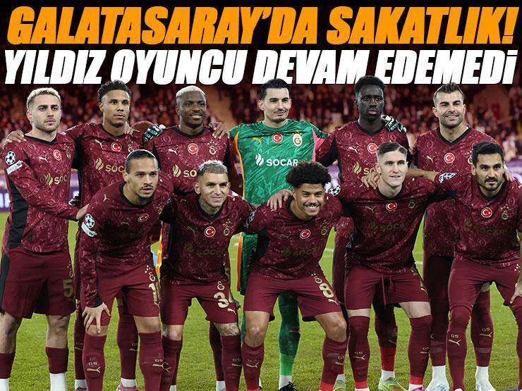 Galatasaray'da sakatlık şoku! Yıldız oyuncu devam edemedi