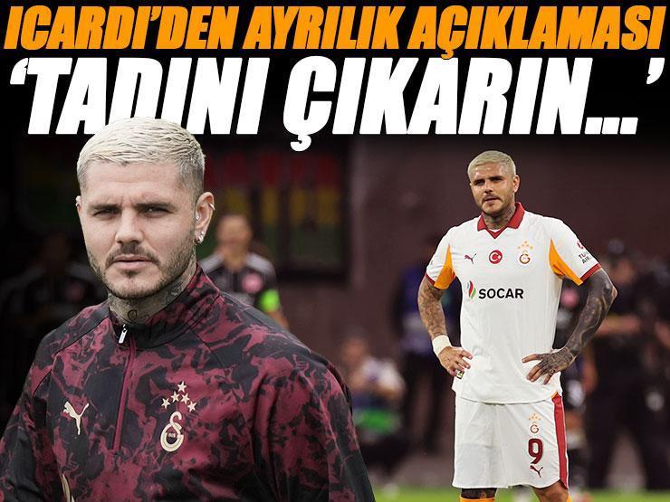 Mauro Icardi'den ayrılık açıklaması! 'Beni birkaç ay daha izleyeceksiniz...'