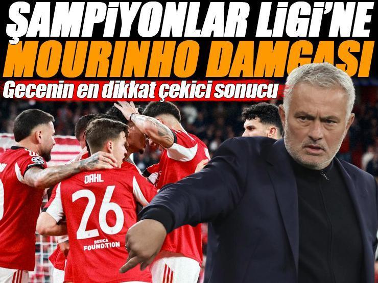 Şampiyonlar Ligi'ne Mourinho damgası! Gecenin en dikkat çeken sonucu