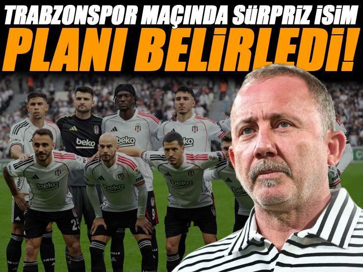 Beşiktaş Teknik Direktörü Sergen Yalçın Trabzonspor planını yaptı! Kadroda sürpriz isim