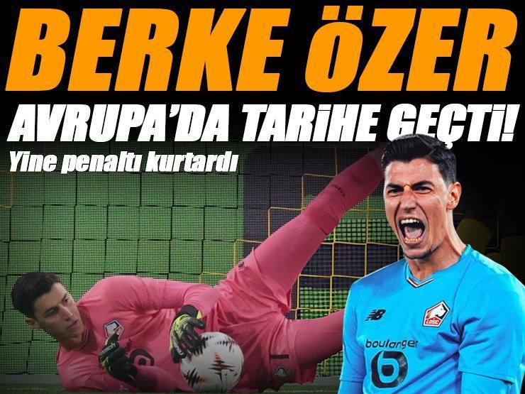 Yok artık Berke Özer! Penaltı kurtarmayı rutin haline getirdi: Avrupa'da tarihe geçti