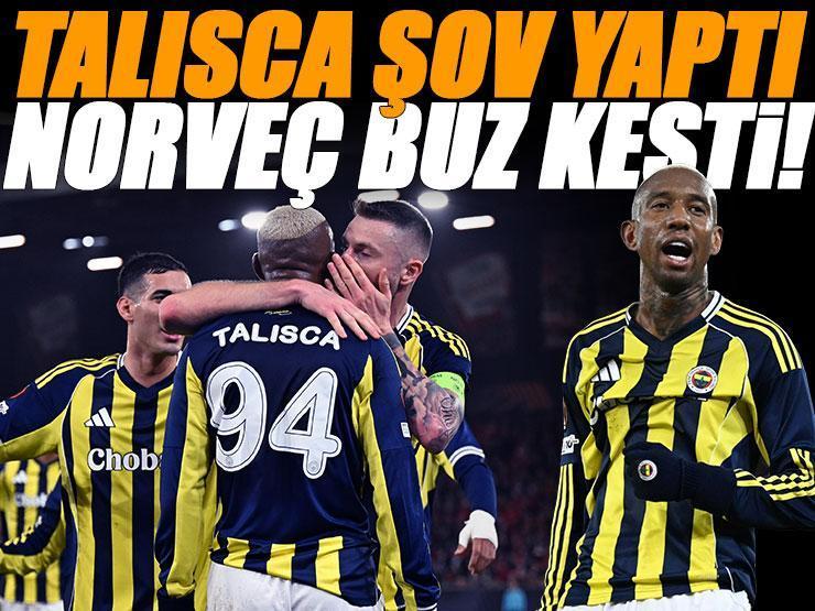 Talisca sahneye çıktı, Norveç buz kesti! İki golle Brann'ı dağıttı