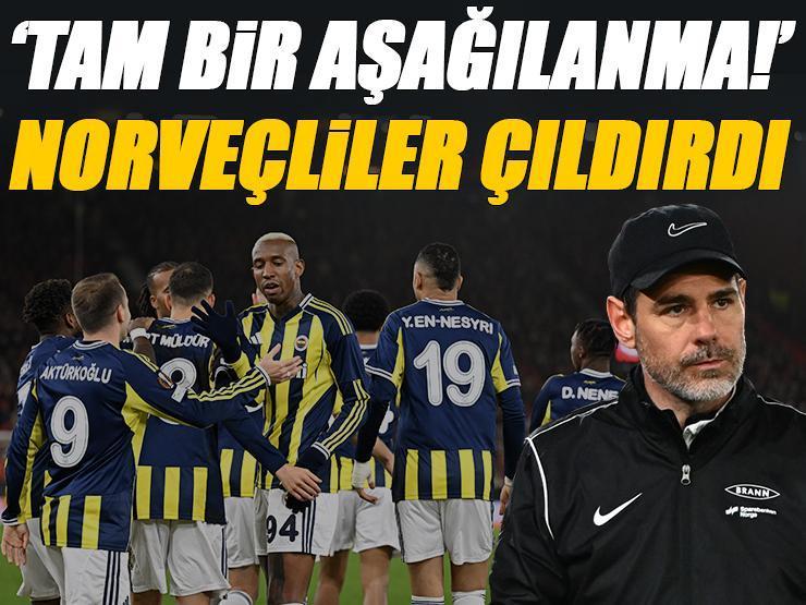 'Tam bir aşağılanma!' Brann-Fenerbahçe maçının ardından olay sözler...