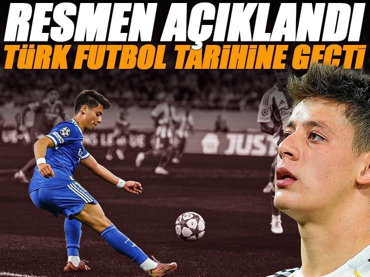 Real Madrid'in maestrosu Arda Güler Türk futbol tarihine geçti! Resmen açıklandı, duduk uçuklatan rakam