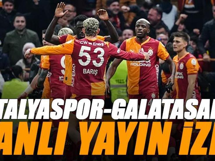 Antalyaspor - Galatasaray maçı canlı izle | ANTALYA GS maçı şifresiz (Galatasaray maçı canlı yayın)