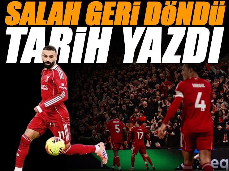 Mohamed Salah tarihe geçti! Liverpool evinde Brighton'u mağlup etti