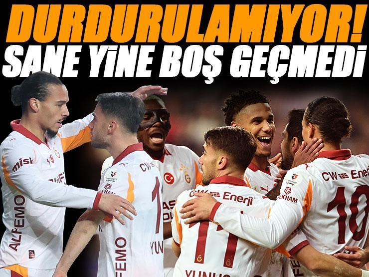 Leroy Sane durdurulamıyor! Son haftaların golcüsü Antalyaspor'u da boş geçmedi