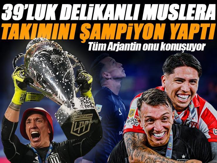 Arjantin 39'luk delikanlı Muslera'yı konuşuyor! Penaltıyı kurtardı takımını şampiyon yaptı: Beni buraya getirenlere minettarım