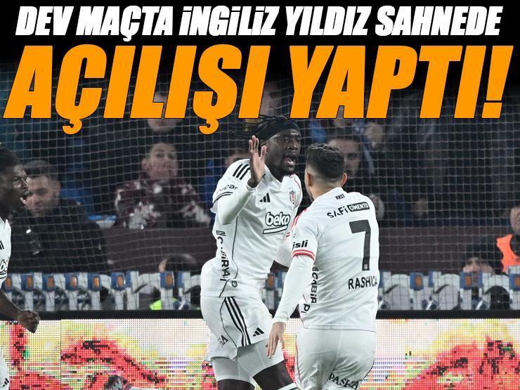 Beşiktaşlı Abraham açılış golünü attı!