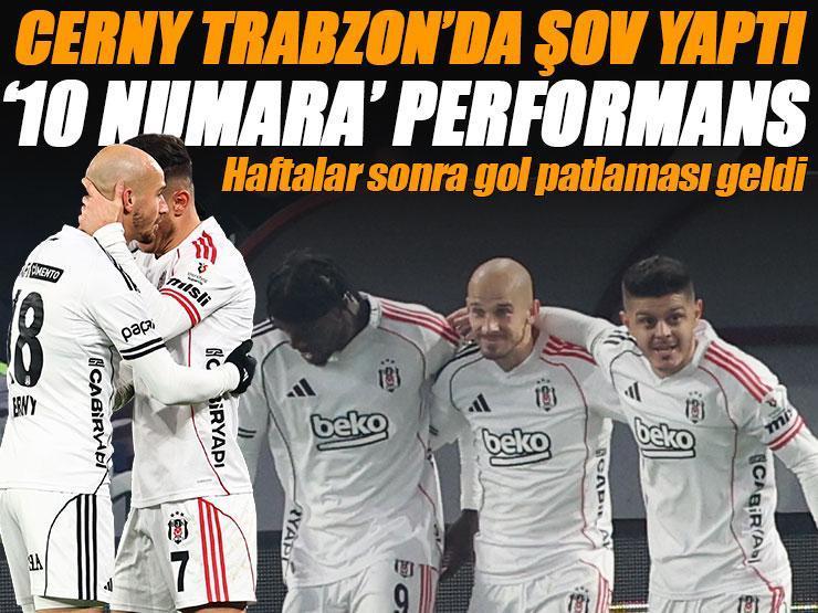 Vaclav Cerny'den '10 numara' performans! Trabzon'da şov yaptı
