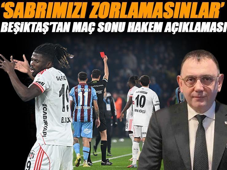 Beşiktaş Asbaşkanı Murat Kılıç Trabzonspor maçı sonrası sert konuştu! 'Sabrımızı zorlamasınlar'