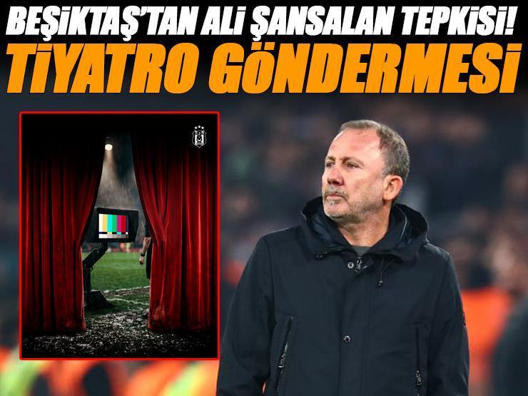 Beşiktaş'tan Trabzonspor maçı sonrasında olay paylaşım! Tiyatro göndermesi