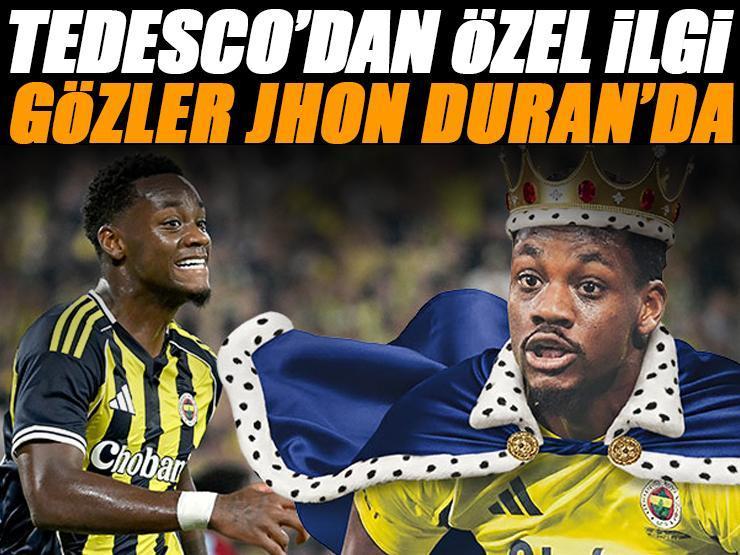 Gözler Jhon Duran'da; Tedesco özel ilgilendi, Konyaspor maçında beklenti büyük