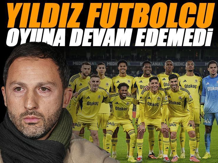 Fenerbahçe'de sakatlık! Yıldız oyuncu devam edemedi