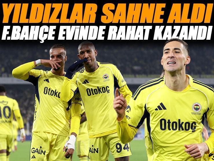 Yıldızlar sahne aldı! Fenerbahçe 2 maç sonra kazandı | Fenerbahçe - Konyaspor maç sonucu: 4-0