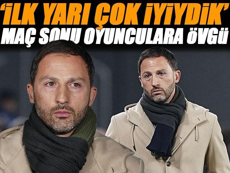 Fenerbahçe teknik direktörü Domenico Tedesco: 'İlk yarıda çok iyiydik'
