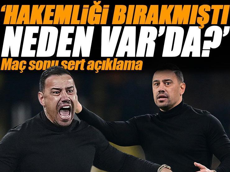 Konyaspor teknik direktörü Çağdaş Atan: 'Hakemliği bırakmıştı, niye VAR'da?'