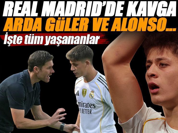 'Arda Güler ile Alonso soyunma odasında kavga etti' Real Madrid'de kazan kaynıyor: Bunu ihanet olarak görüyor