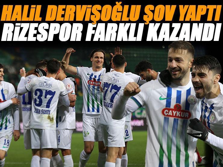 Rize’de Halil Dervişoğlu gol oldu yağdı! Rizespor – Gaziantep FK maçı sonucu 5-2