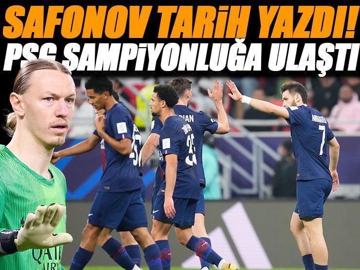 Matvey Safonov tarih yazdı! Paris Saint-Germain kupaya uzandı | Paris Saint-Germain - Flamengo maç sonucu: 3-2