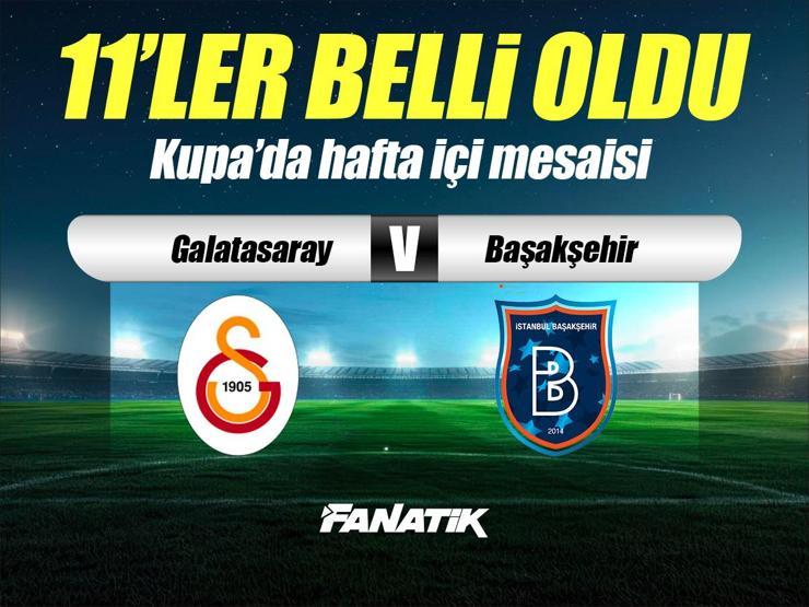 Galatasaray – Başakşehir maçı ne zaman, saat kaçta, hangi kanalda? (11’ler belli oldu)