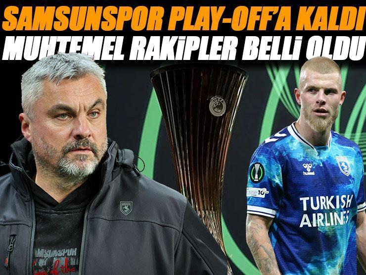 Samsunspor play-off'u garantiledi! Muhtemel rakipler belli oldu