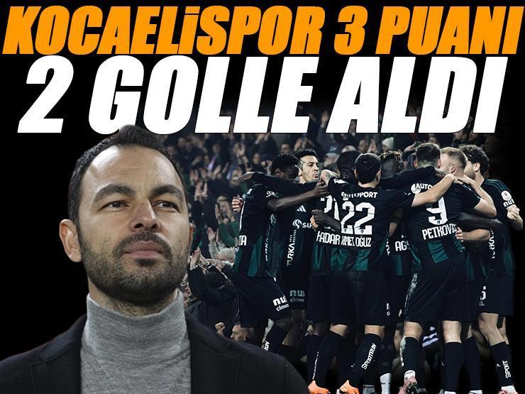 Kocaelispor evinde galibiyet aldı! Kocaelispor - Antalyaspor maçı sonucu 2-1