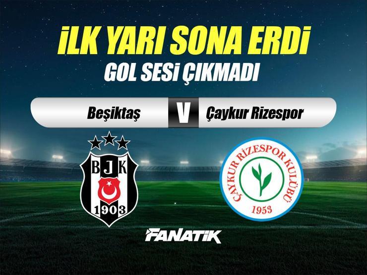 Beşiktaş– Rizespor maçı Canlı Anlatım – BJK RİZE maçı kadroları, skoru ve istatistikleri (Süper Lig 17. hafta)