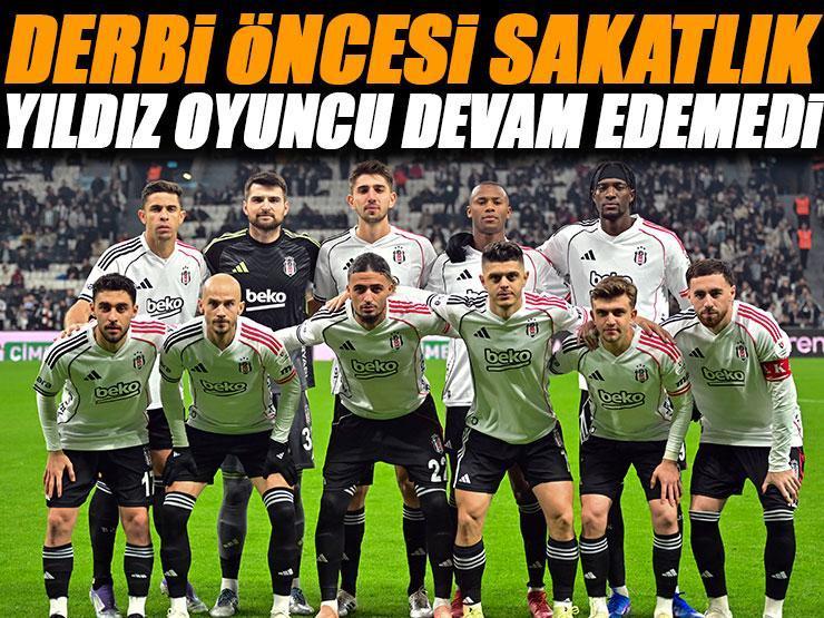 Beşiktaş'ta sakatlık! Maça devam edemedi