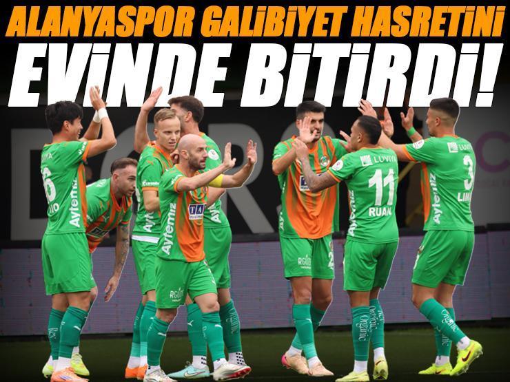 Alanyaspor evinde 3 puanı aldı! Alanyaspor - Fatih Karagümrük: 2-0
