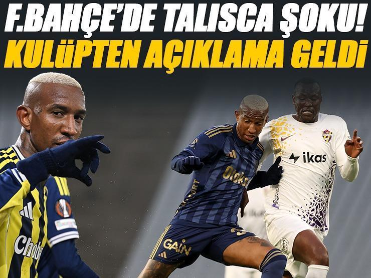 Fenerbahçe'de Anderson Talisca şoku! Açıklama geldi...