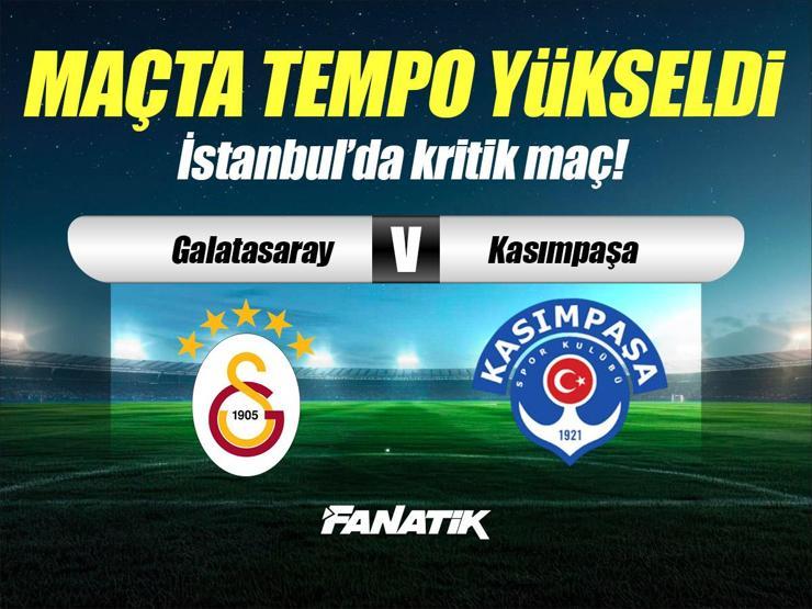 Galatasaray – Kasımpaşa maçı Canlı Anlatım – GS KASIMPAŞA maçı kadroları, skoru ve istatistikleri (Süper Lig'de 17. hafta)