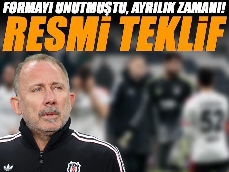 Beşiktaş'ta ayrılık! Formayı unutmuştu teklif geldi