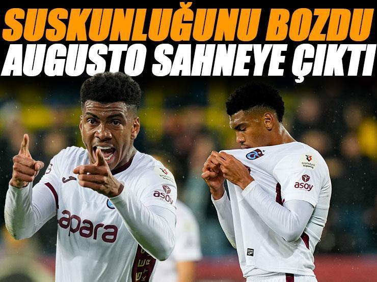 3 maçlık suskunluğunu bozdu! Trabzonspor'un yıldızı Felipe Augusto sahneye çıktı